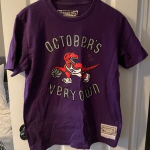 OVO Toronto Raptors Mitchell & Ness ‘95 T-shirt Purple M October’s Very Own